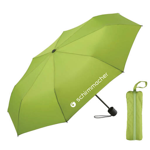 Paraguas plegable con funda y bolsa
