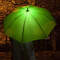 Paraguas verde con luz Paraguas verde con luz
