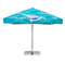 Parasol excéntrico impreso con faldón Parasol excéntrico impreso con faldón
