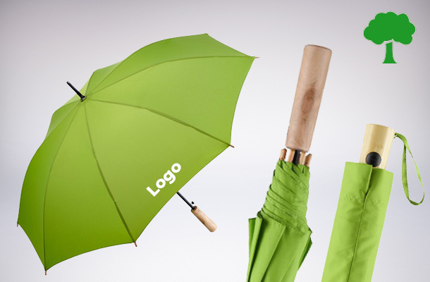 Paraguas personalizados ecológicos